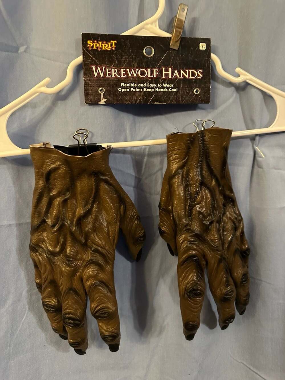 Spirit Halloween Werewolf Hands Adult Costume Gloves